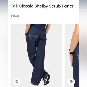 Blue Sky Scrubs Tall Classic Shelby Scrub Pants